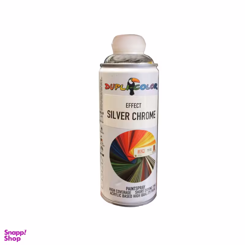 اسپری رنگ دوپلی کالر (Dupli Color) کروم نقره ای SILVER CHROME EFFECT