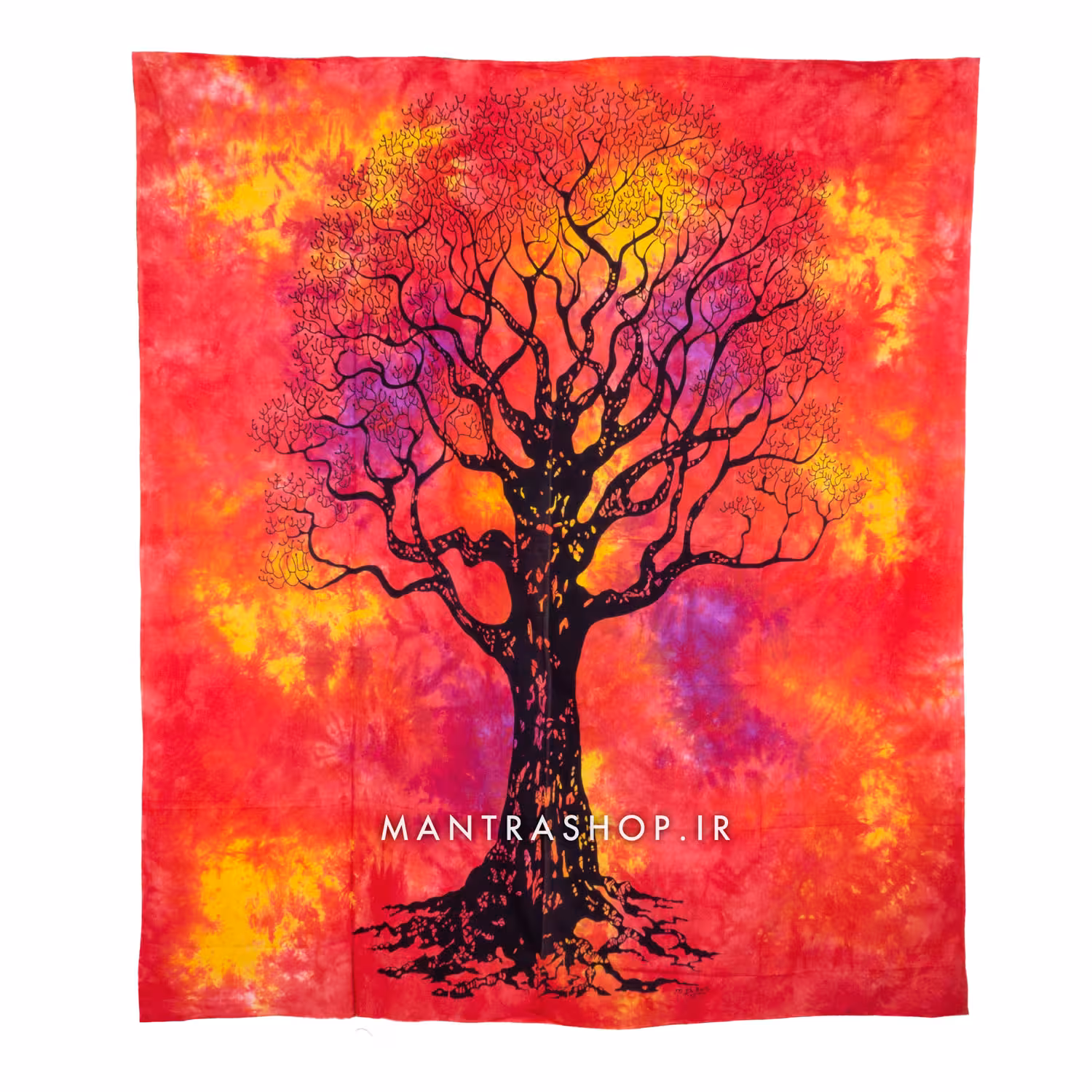 بکدراپ تپستری هندی درخت زندگی (روتختی دو نفره) کد 210