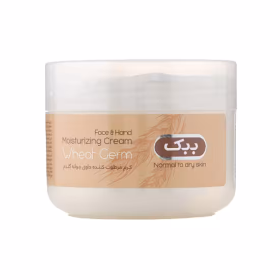 کرم مرطوب کننده حاوی روغن جوانه گندم 100 میلی ببک