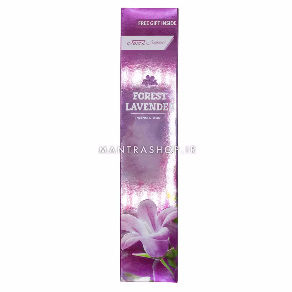 عود دست ساز هندی Lavender برند Forest بسته 100 گرمی (عود لوندر)