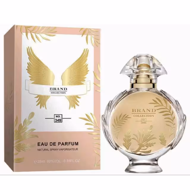 عطر جیبی زنانه پاکو رابان المپیا سولار برند کالکشن مدل 349 حجم 25 میلی لیتر