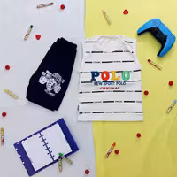 تاپ و شلوارک بچگانه جنس پنبه تریکو تک و عمده