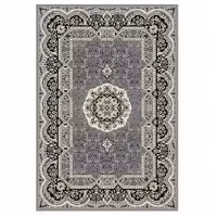 گلیم ماشینی کاشان طرح باغ ملک سرمه ای سایزسفارشی3،70در1،20(هزینه ارسال باخریداروپس کرایه میباشد)