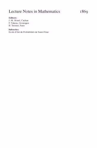 خرید و دانلود نسخه کامل کتاب Lectures on Probability Theory and Statistics: Ecole d'Eté de Probabilités de Saint-Flour XXXIII - 2003
