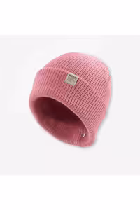 کلاه بافتنی مردانه و زنانه WEDZE BERET بزرگسالان صورتی روشن ماهیگیر Decathlon