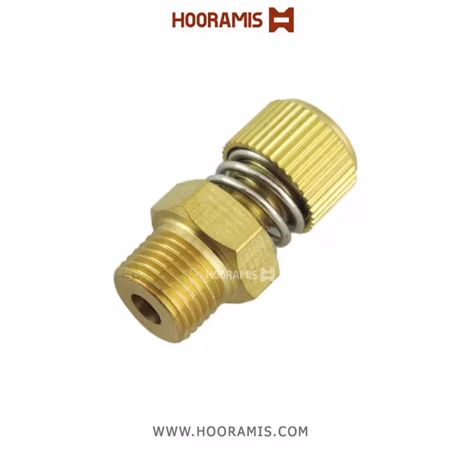 فلو اگزوز فنردار(صداخفه کن) پنوماتیک با سایز دنده 1/8 اینچ