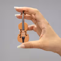 فلش مموری طرح ویولون مدل Ul-PVC-Violin03 ظرفیت 128 گیگابایت
