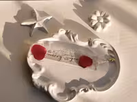 بوکمارک رزینی با گل برگ طبیعی گل رز 🌹❤️