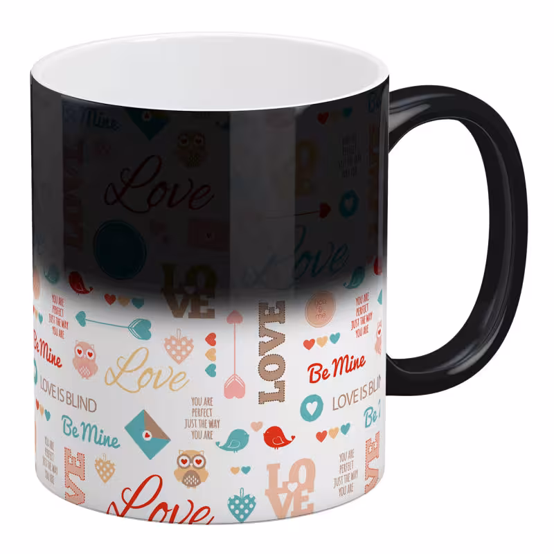 خرید ماگ-لیوان  حرارتی آبنبات رنگی  Love کد ARM0231