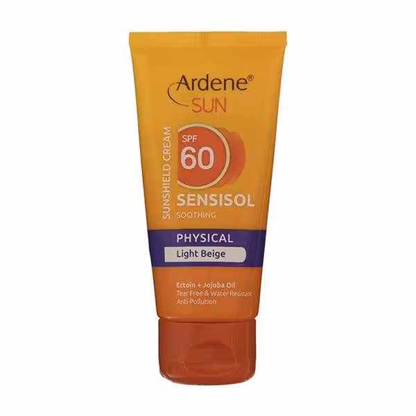 کرم ضد آفتاب آردن مدل Light Beige مناسب پوست های حساس مقدار 50 گرم