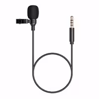 میکروفون 3.5 میلی متری گیره ای مینیسو livestreaming 3.5 mm on microphone miniso