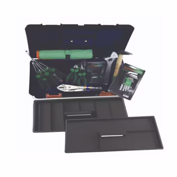 جعبه ابزار خانگی مشکی 30 پارچه مدل GCAZ0030 تاپ تول Toptul