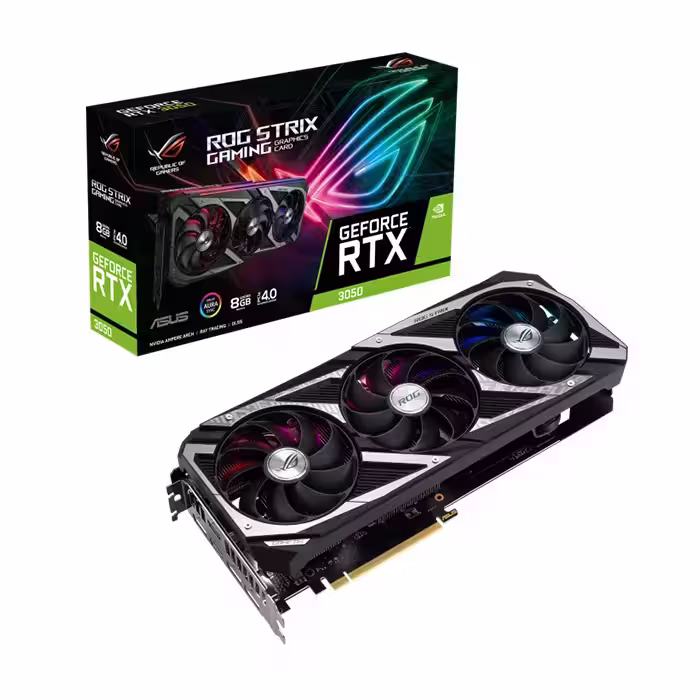 کارت گرافیک ایسوس ROG STRIX GeForce RTX 3050 8GB GAMING