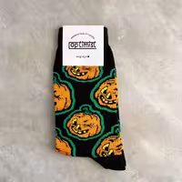 جوراب ساقدار آپتیمیست طرح کدو تنبل