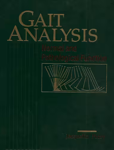 خرید و دانلود نسخه کامل کتاب Gait Analysis: Normal and Pathological Function