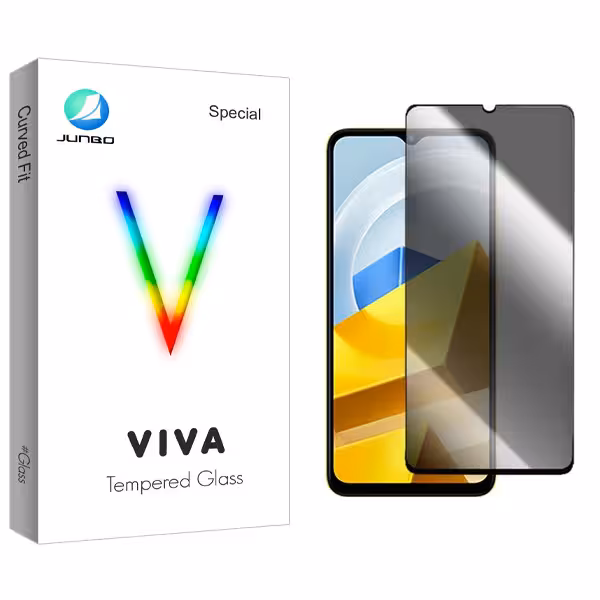 محافظ صفحه نمایش حریم شخصی جانبو مدل Viva مناسب برای گوشی موبایل شیائومی Poco M5