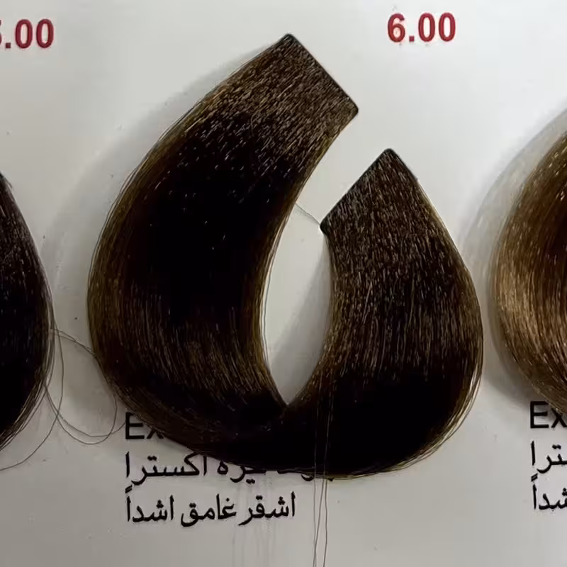 رنگ بلوند تیره اکسترا 6.00 ،رنگ مو کم آمونیاک پیلون و یک عدد اکسیدان | amazonchi