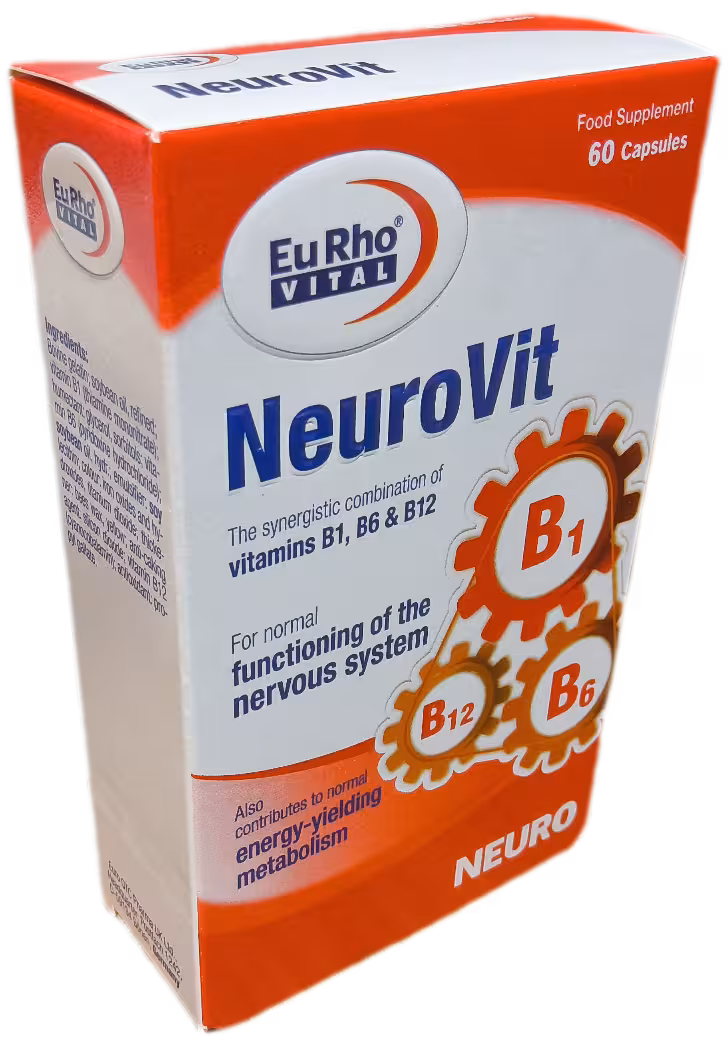 کپسول نوروویت یوروویتال 60 عددی، NEUROVIT EURHO VITAL