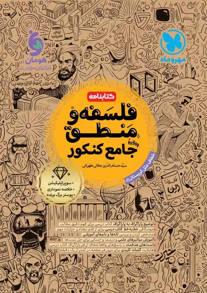 کتابنامه فلسفه و منطق جامع کنکور (رشته انسانی)  مهروماه