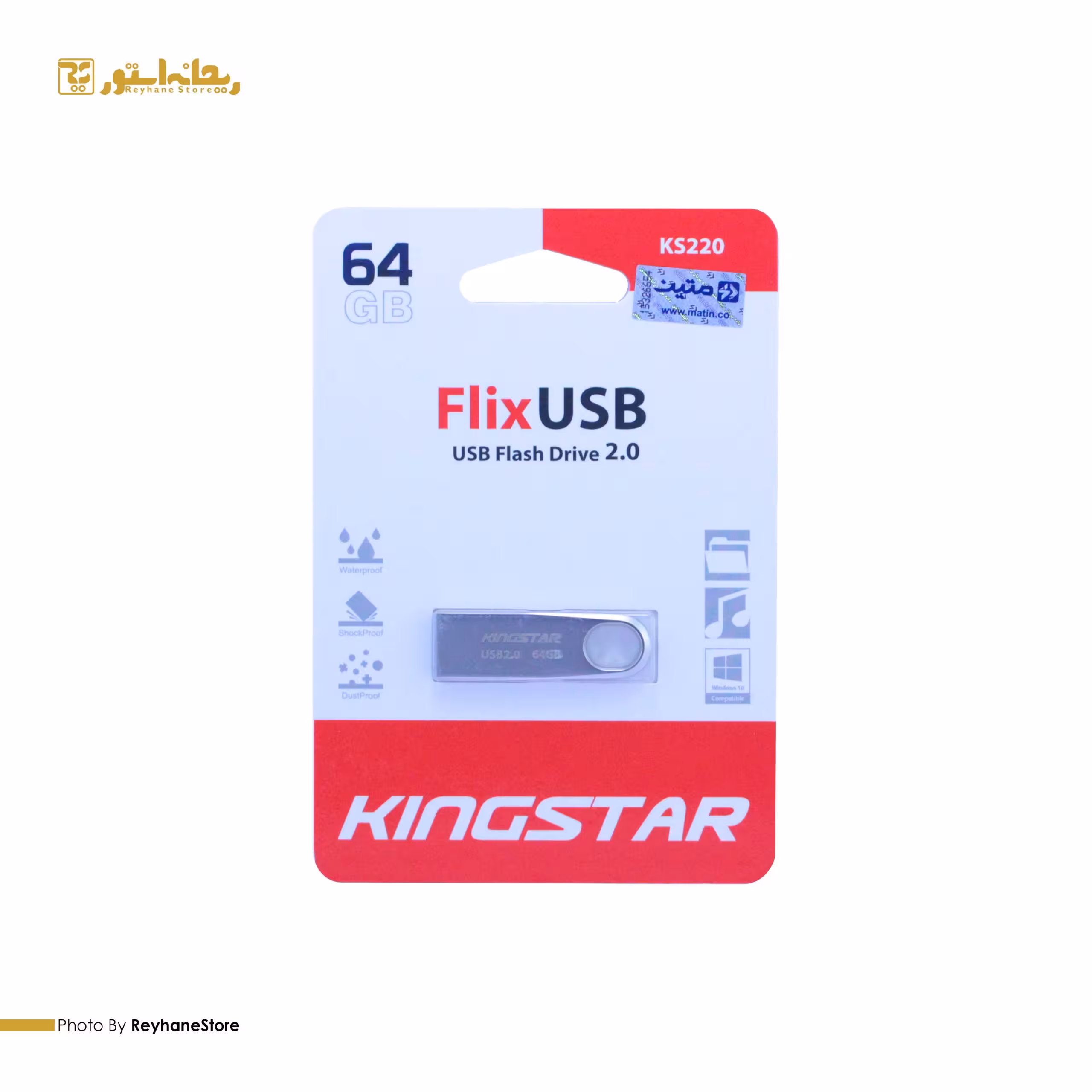 فلش مموری کینگ استار Flix KS220 ظرفیت 64 گیگابایت