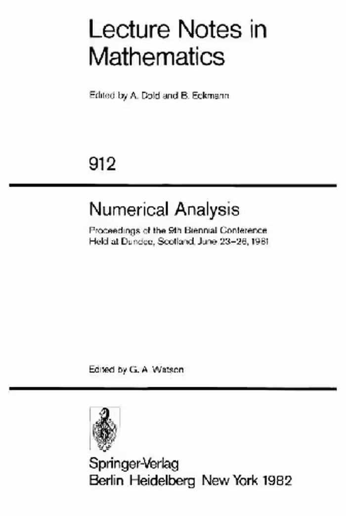 خرید و دانلود نسخه کامل کتاب Numerical Analysis