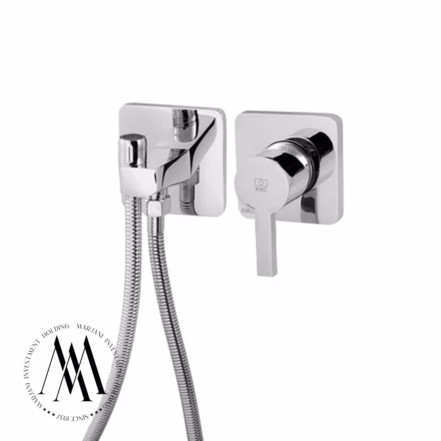 شیر توالت توکار kwc مدل متیس (کروم)