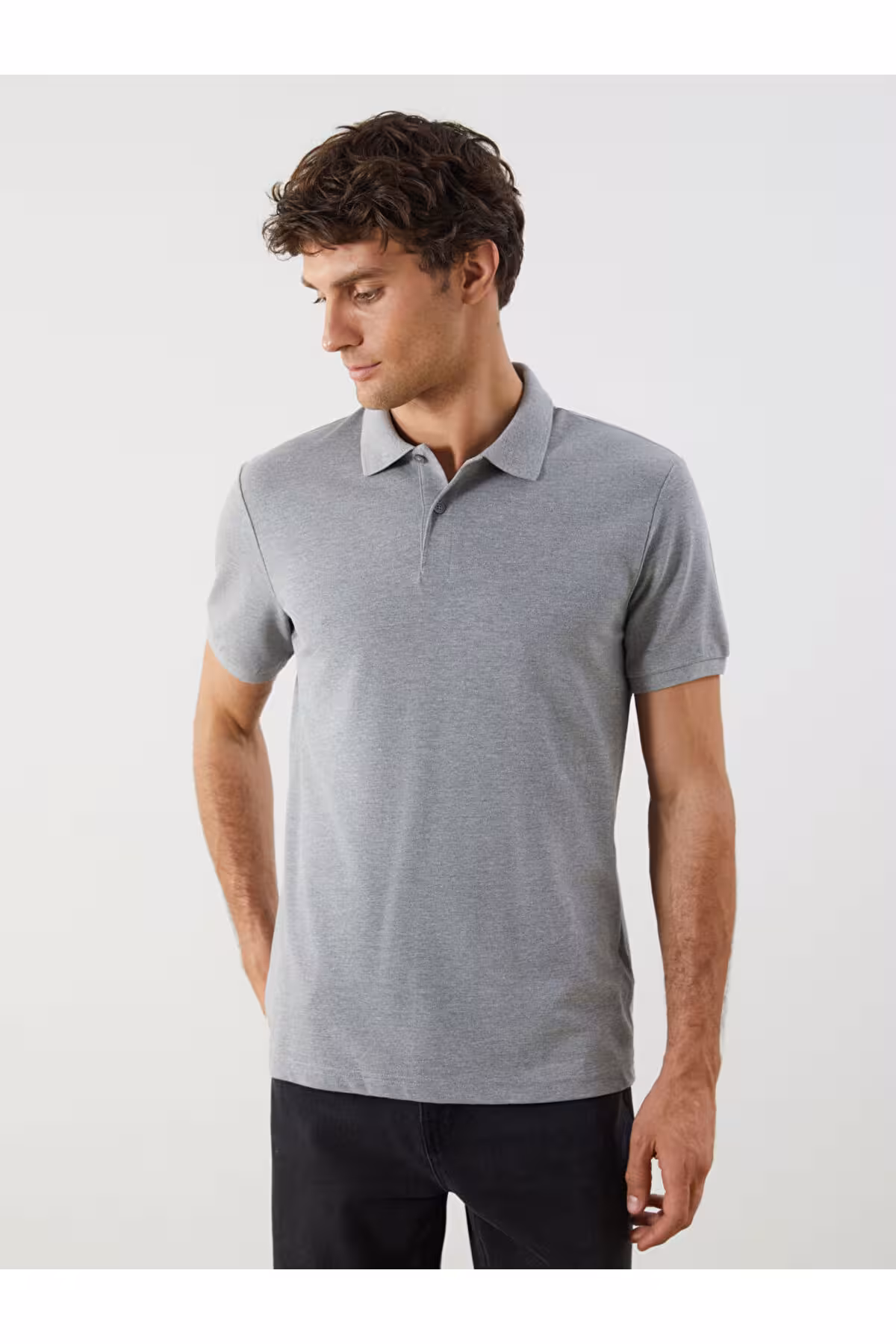 تی شرت سبک خود را به ما واگذار کنید | آستین کوتاه POLO YAKA PIKE MEN T SHIRT LC Waikiki