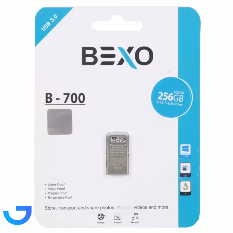جزئیات ، قیمت و خرید فلش مموری بسکو مدل BEXO B-700 USB3.0 Flash Memory - 256GB | فروشگاه آریا