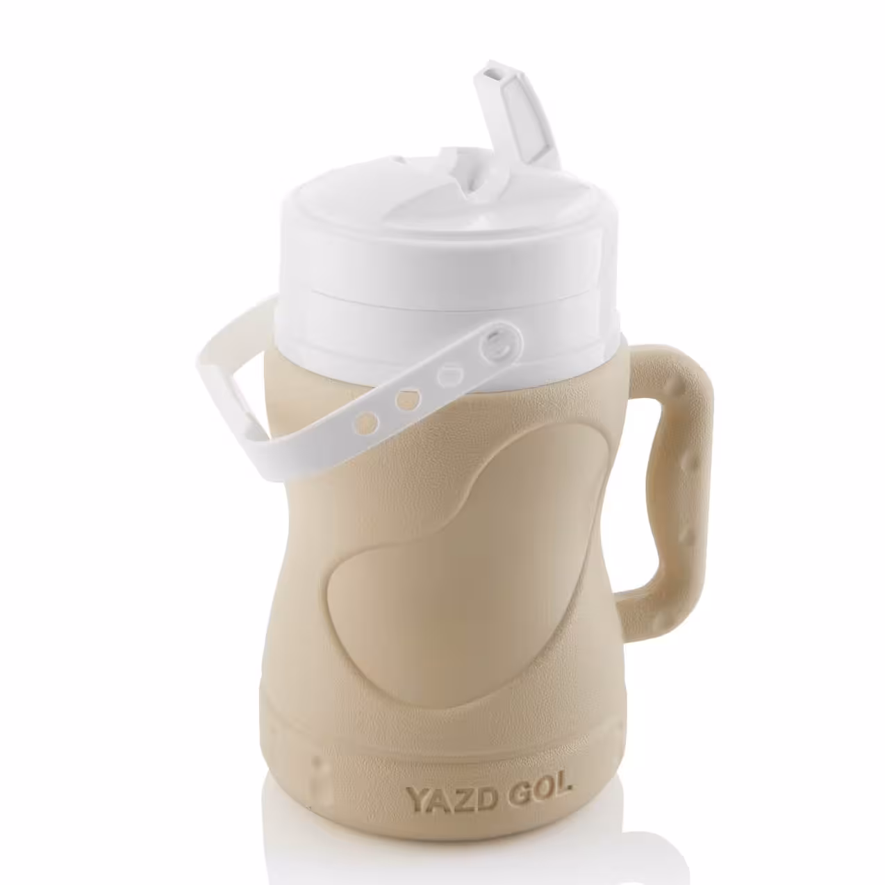 کلمن آب یزدگل کد 502، ظرفیت 2 لیتر، رنگ کرم یا وانیلی