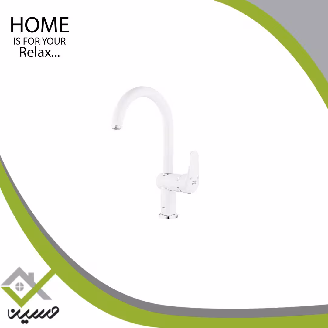 شیر سینک کلار مدل دریا سفید(هزینه ارسال پس کرایه است)