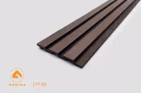ترمووال بهینا, 3 شیار, عرض 12 سانت, شاخه 3 متری, رنگ قهوه ای L11-03, شاخه 3 متری