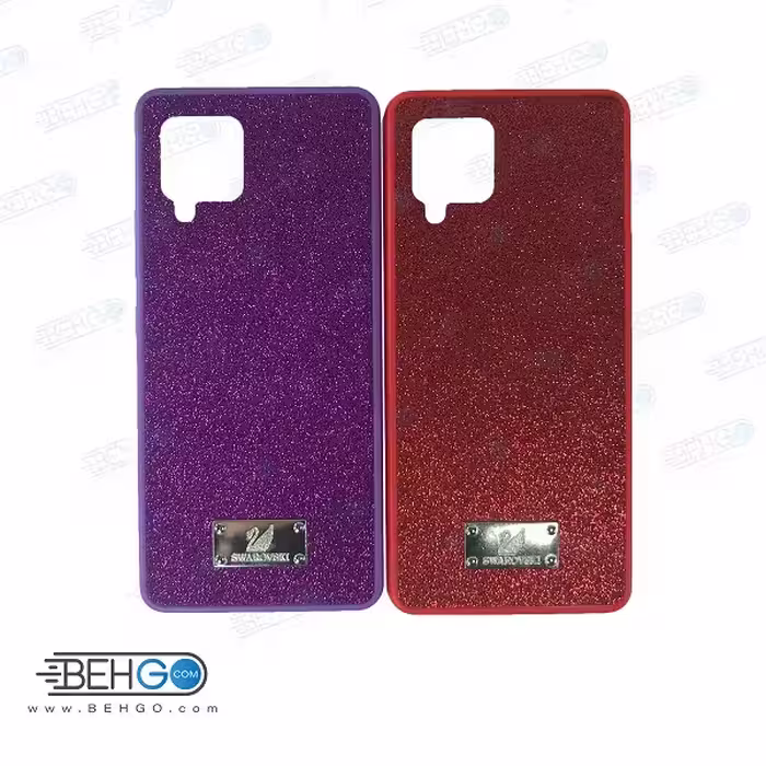 قاب گوشی A42 کاور اکلیلی سواروسکی با محافظ لنز دوربین سامسونگ Swarovski Case Samsung Galaxy A42