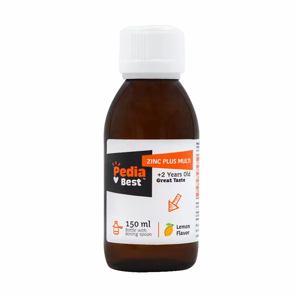 شربت زینک پلاس مولتی کودکان 150 میلی لیتر پدیابست Pedia Best