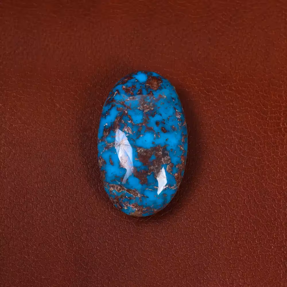 نگین فیروزه شجری کد 29506 - جواهری مشاهیر