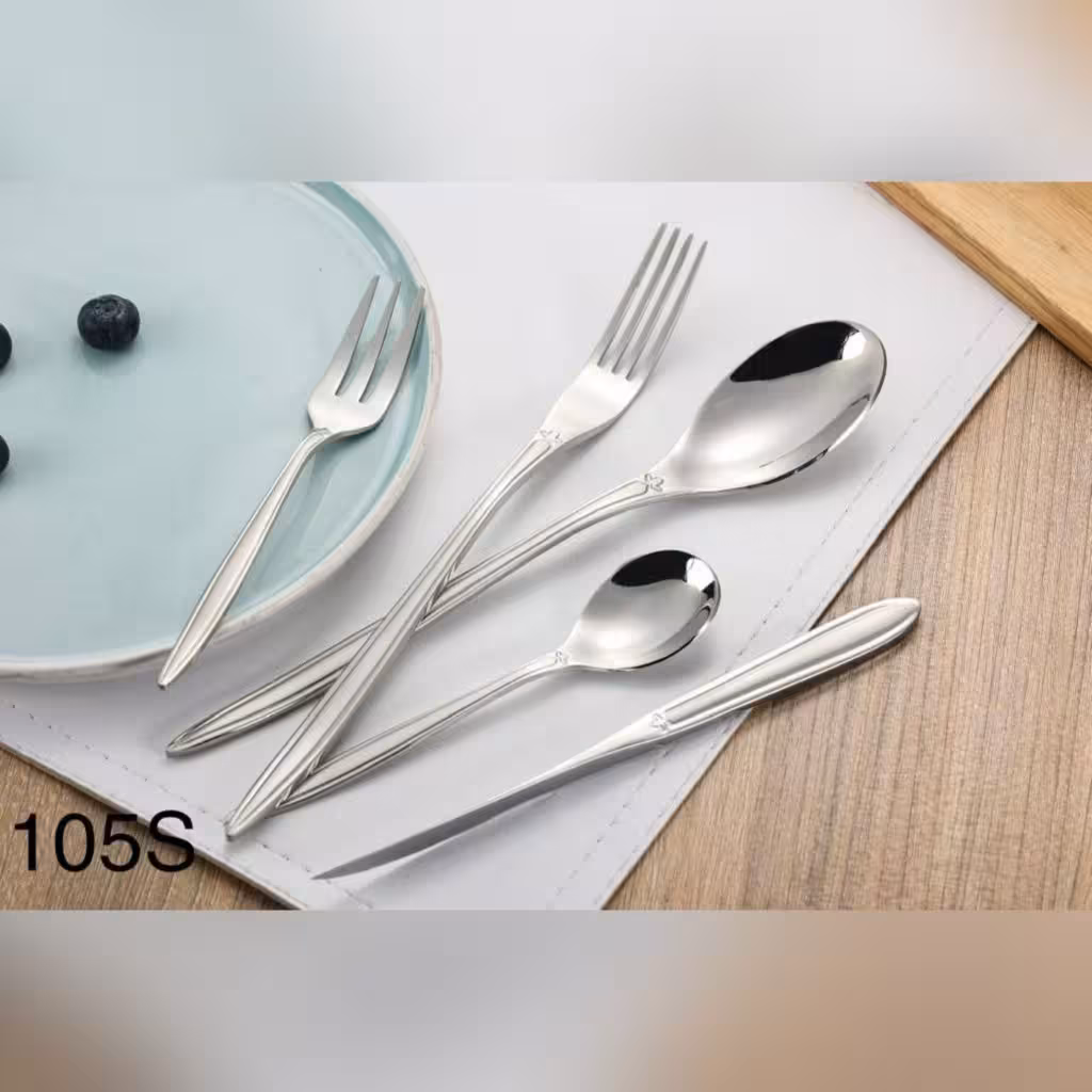 سرویس قاشق چنگال 160 پارچه برگامو مدل 105s