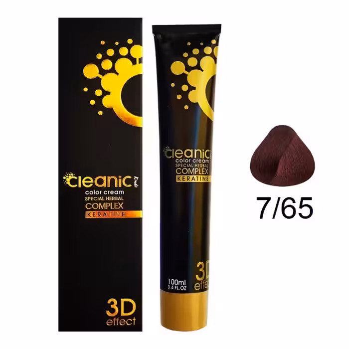 رنگ مو کلینیک کیندی شماره 7.65 رنگ بلوند شرابی متوسط