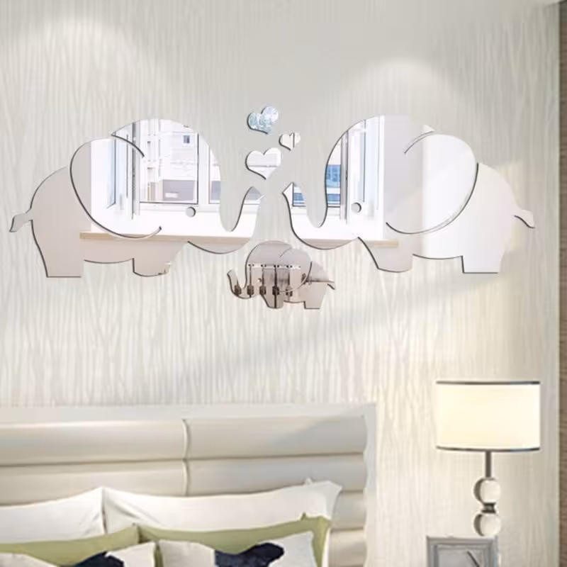 آینه پریناز شاپ مدل فیل و بچه فیل