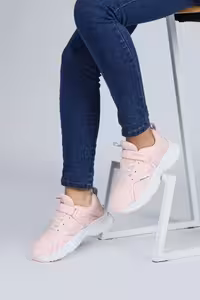 29603 کفش کتانی دخترانه صورتی سالمون Velcro – 1506