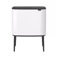 سطل زباله 36 لیتر چهارپایه برند برابانتیا (brabantia) رنگ سفید