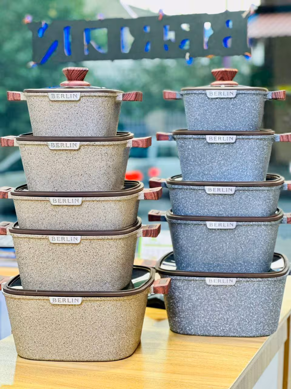 قابلمه ده پارچه گرانیتی برلین مدل 2200B