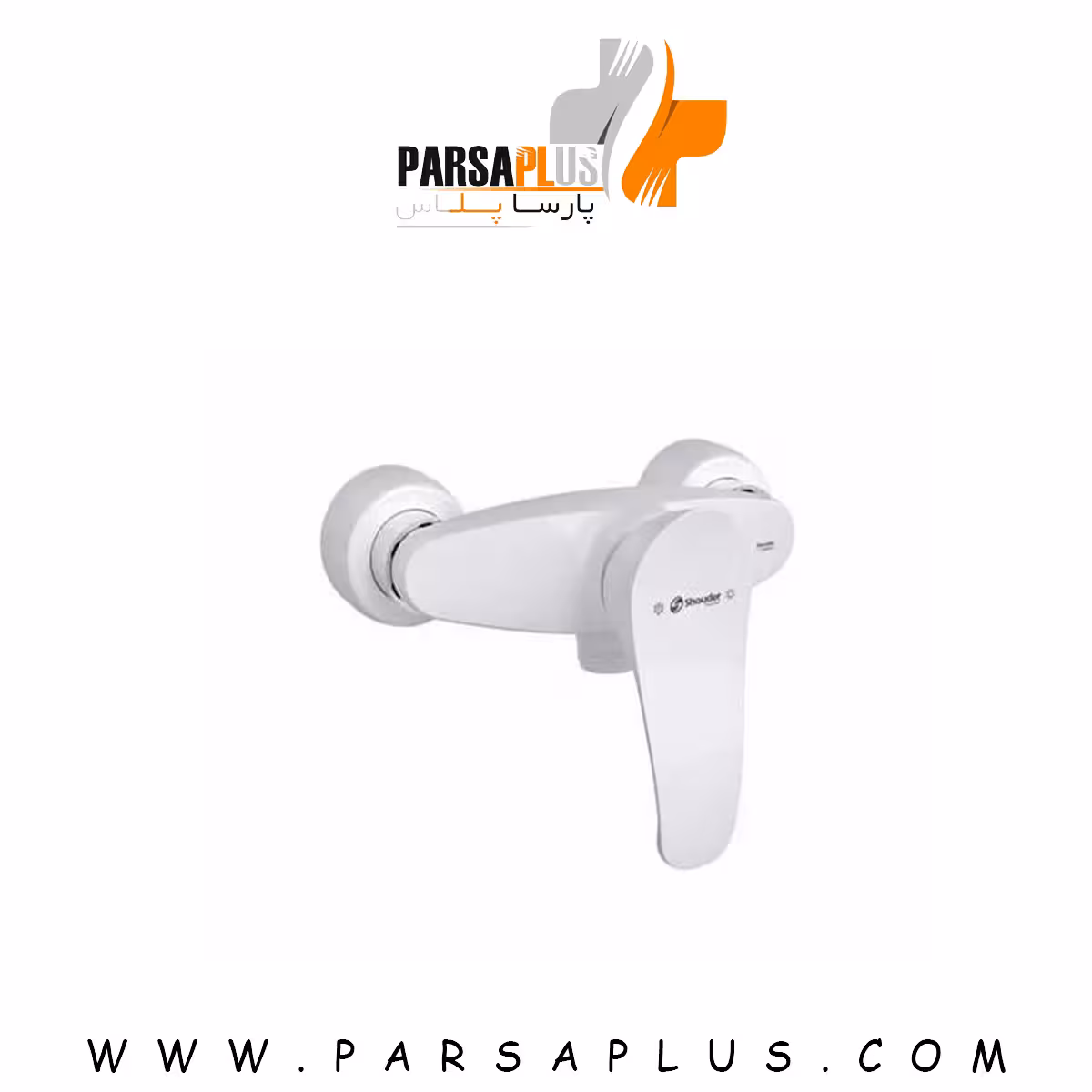 شیر توالت شودر مدل لرد سفید کروم