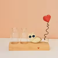 گلدان جغد دانا و موشک طرح دو