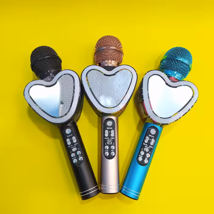 میکروفون اسپیکر دار بلوتوثی فانتزی باکیفیت 