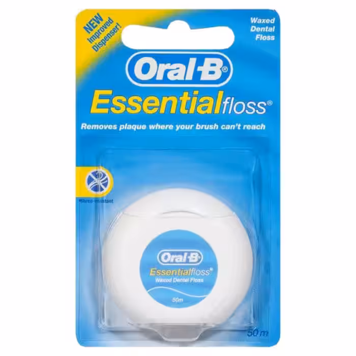 نخ دندان50متری اورال-بی مدل ESSENTIAL FLOSS