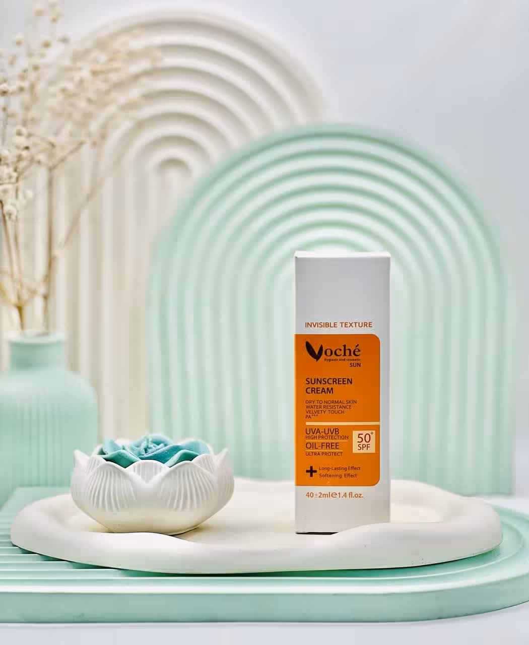 کرم ضد آفتاب spf 50 وچه مناسب پوست های خشک و معمولی بی رنگ