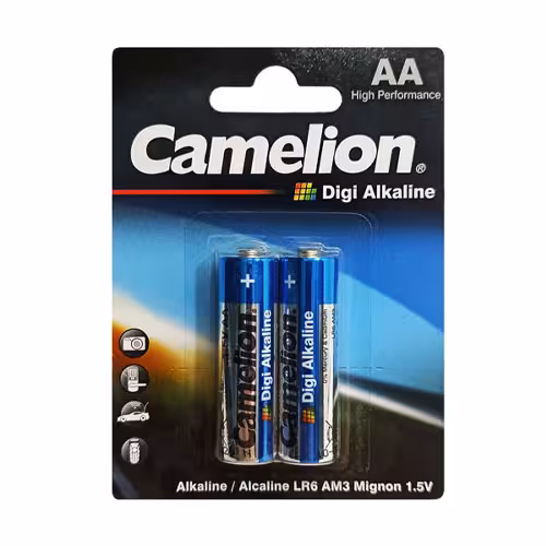 باتری قلمی دیجی آلکالاین 2 عددی کملیون مدل Camelion Digi Alkaline