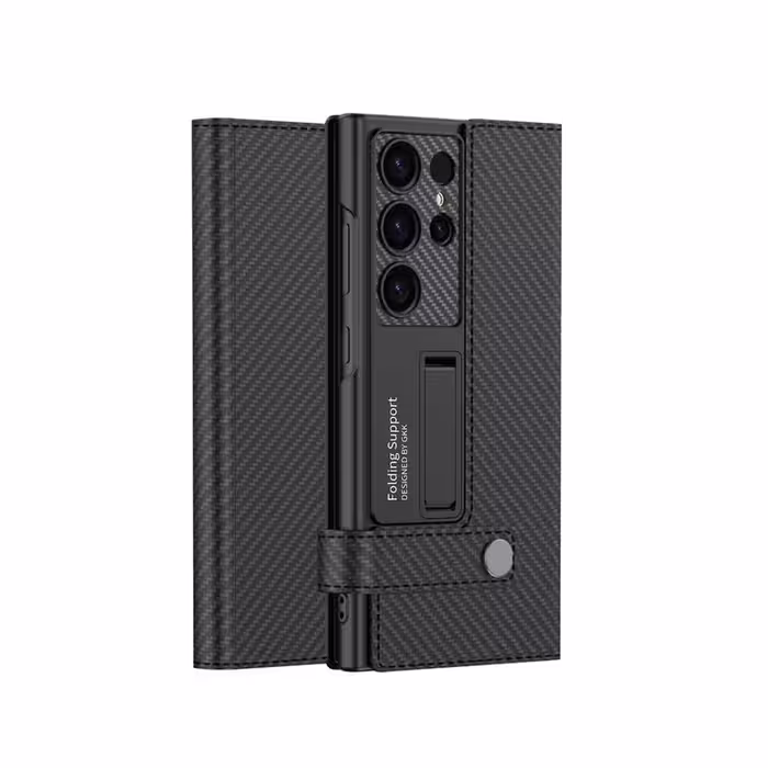 کیف کلاسوری مدل CarbonFold مناسب برای گوشی موبایل سامسونگ Galaxy S24 Ultra | کالا مکس