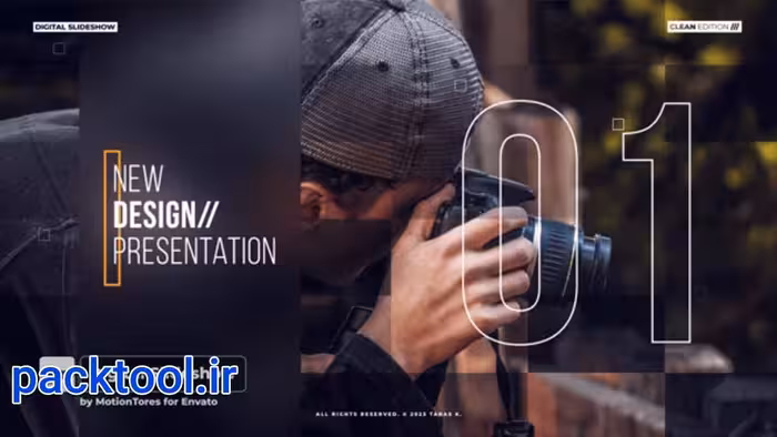 دانلود پروژه پریمیر پرو اسلایدشو تبلیغاتی دیجیتال Digital Slideshow - پک تول