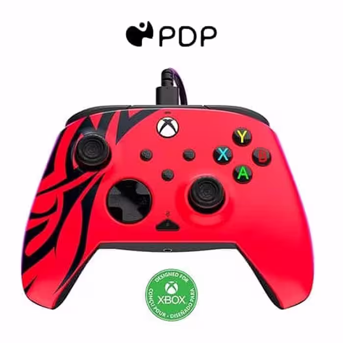 گیم پد سیمی PDP – مدل Rematch Radial RED