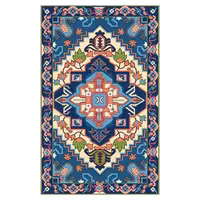 فرش مخمل هازان ترک طرح سنتی کد O163